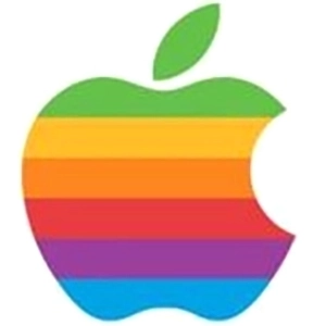 1977年Apple彩虹蘋果logo設計