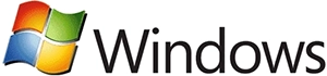 Windows XP 時代的立體藍色 logo 設計