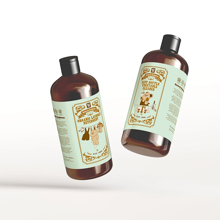portfolio-kinloch-anderson-packaging-design-004 KINLOCH ANDERSON 洗衣精与洗碗精婴幼儿包装设计,展现生活情境中的可爱小熊角色